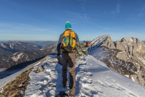 Alpin-Klettertour: Südverschneidung am Admonter Kalbling (Gesäuse)
